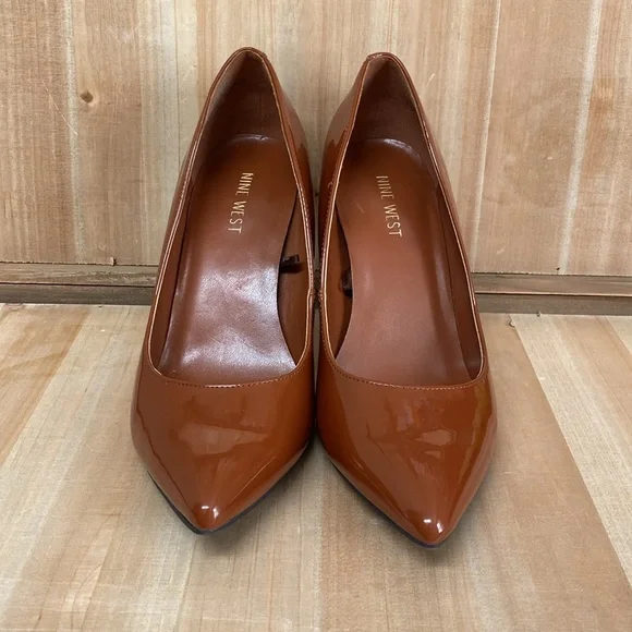 Nine West Rust Brown Heels - Picture 2 of 7